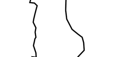 地図のアルバニアベクトルの地図